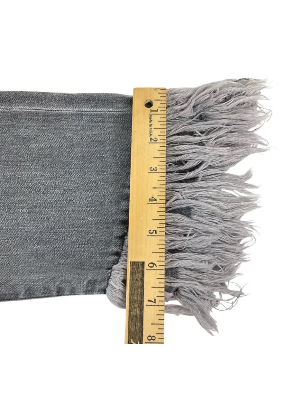 Liverpool Los Angeles Jeans Womens Sz 2/26 Pumice Fray Fringe Stretch Nwt $98 - Picture 13 of 13